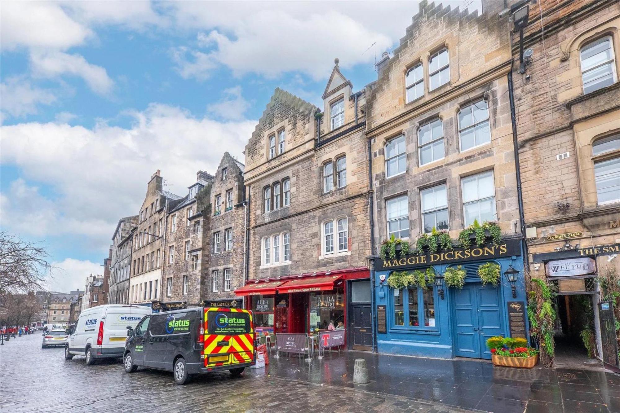 Bright Old Town City Centre Apartment Edimburgo Exterior foto